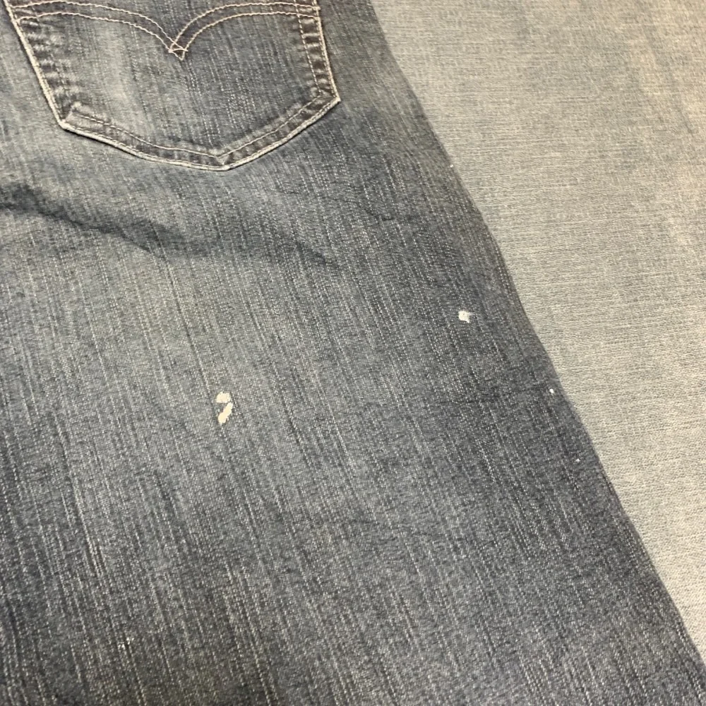 Levi's 505 Jeans Mens 34x32 Blue Denim Dark Wash Comfort Regular Fit Bootcut Leg